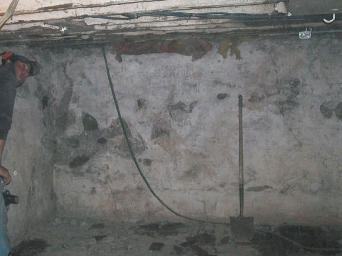 low hanging ceiling